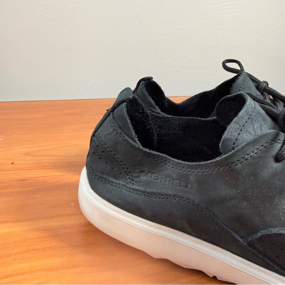 Merrell Women's Around Town City‎ Sneaker Black Grey Leather Mesh Cushioned W9 - Picture 4 of 9